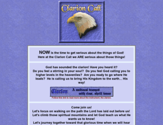clarion-call.org screenshot