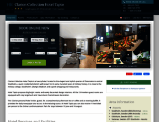 clarion-hotel-tapto.h-rez.com screenshot