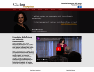 clarionenterprises.com screenshot