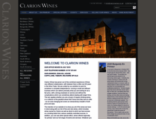 clarionwines.co.uk screenshot