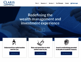 claris-advisors.com screenshot