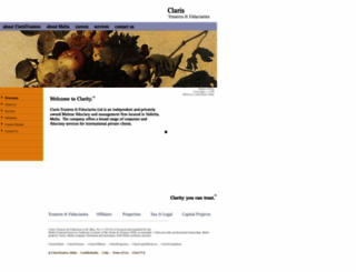 claristrustees.com screenshot