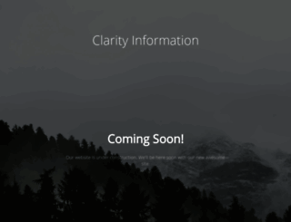 clarityinformation.com screenshot