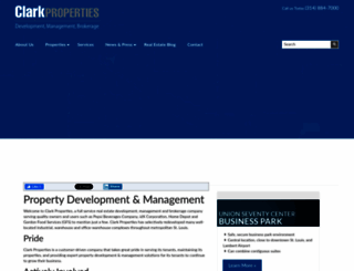 clark-properties.com screenshot