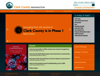 clark.wa.gov screenshot