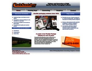 clarkcontainer.com screenshot