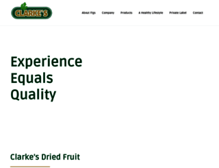clarkedriedfruit.com screenshot