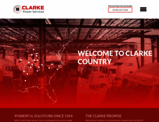 clarkepowerservices.com screenshot