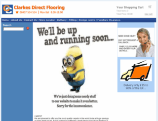 clarkesdirectflooring.co.uk screenshot