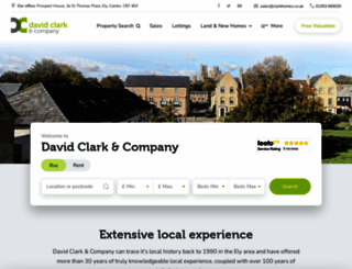 clarkhomes.co.uk screenshot