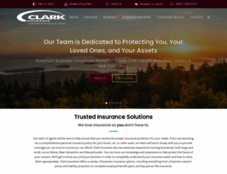 clarkinsurance.com screenshot