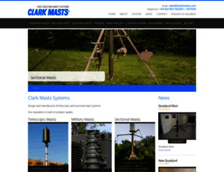 clarkmasts.com screenshot