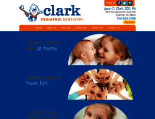 clarkpediatricdentistry.com screenshot