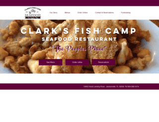 clarksfishcamp.net screenshot