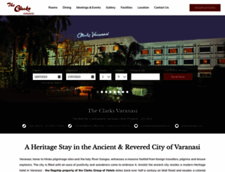 clarkshotels.com screenshot