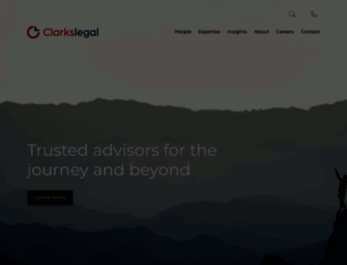 clarkslegal.com screenshot