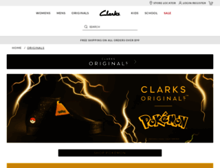 clarksoriginals.com.au screenshot