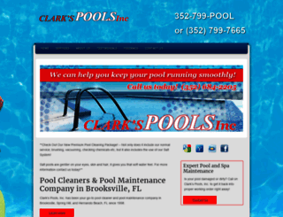 clarkspoolservices.com screenshot