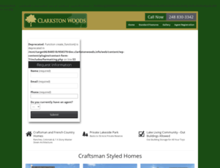 clarkstonwoods.info screenshot