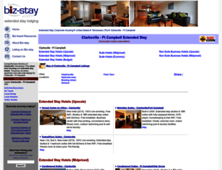 clarksville-tn-extended-stay.biz-stay.com screenshot