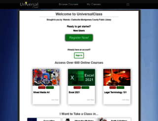 clarksvillemontgomerytn.universalclass.com screenshot