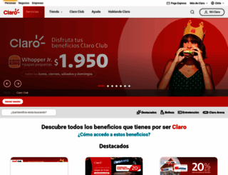 claroclub.cl screenshot