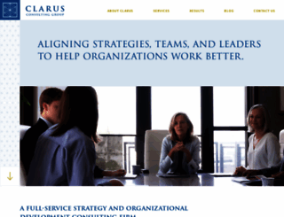 clarusgroup.net screenshot