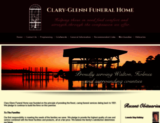 clary-glenn.com screenshot