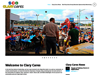 clarycares.com screenshot