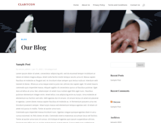 clarycon.com screenshot