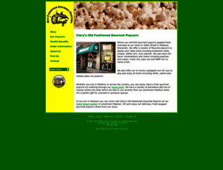 claryspopcorn.com screenshot