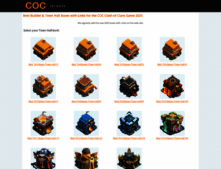 clashofclans-layouts.com screenshot