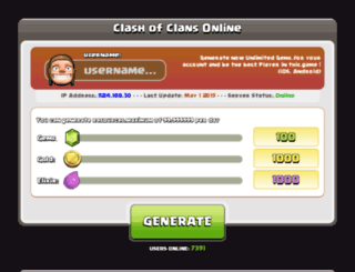 clashofclans-on.com screenshot