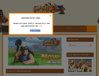 clashofclans-world.com screenshot