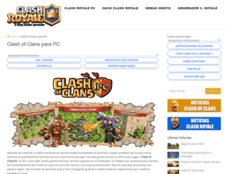 clashofclanspcs.net screenshot