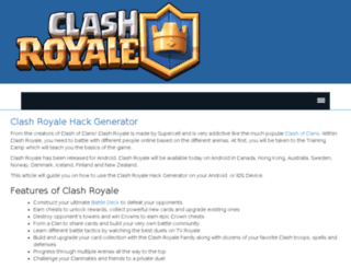 clashroyaledownloadgame.com screenshot