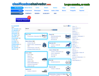 clasificadoselsalvador.com screenshot