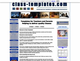 class-templates.com screenshot