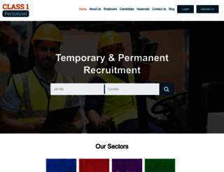 class1personnel.com screenshot