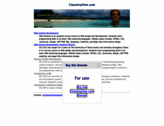 classanytime.com screenshot