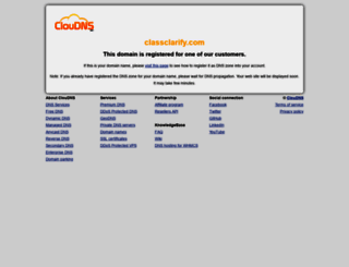 classclarify.com screenshot