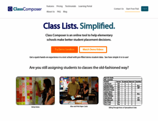 classcomposer.com screenshot