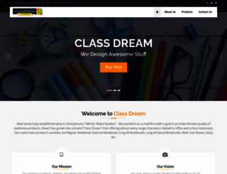 classdreamstationery.com screenshot