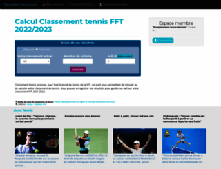 classement-tennis.com screenshot