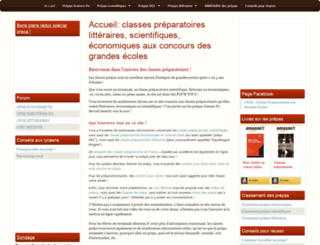 classes-prepa.fr screenshot