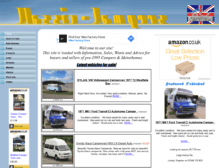 classic-campers.co.uk screenshot