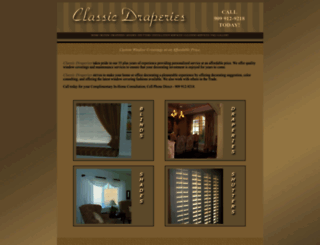 classic-draperies.com screenshot