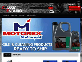 classic-enduro.co.uk screenshot