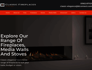classic-fireplaces.com screenshot