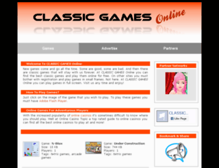 classic-games-online.com screenshot